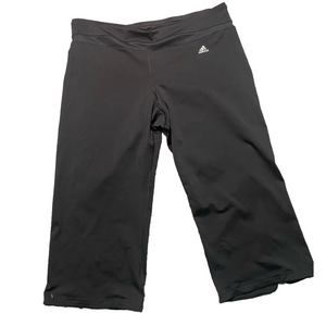 Adidas Black Athletic Capris